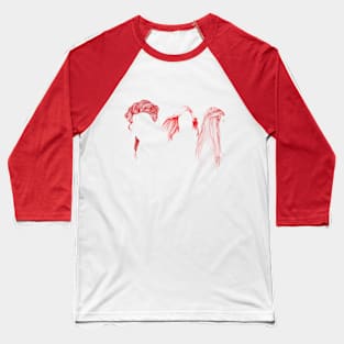 Three Red Baseball T-Shirt